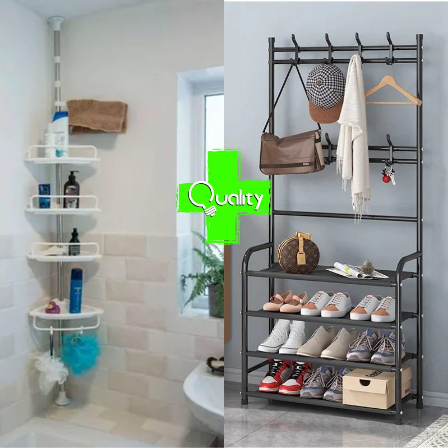 Organizador esquinero + zapatero percher